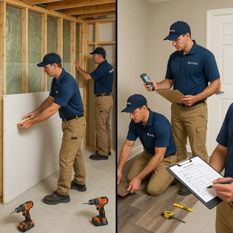 Repairs and Reconstruction process in Richfield, WI